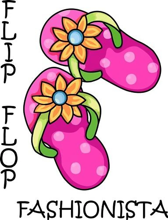 PINK FLIP FLOPS