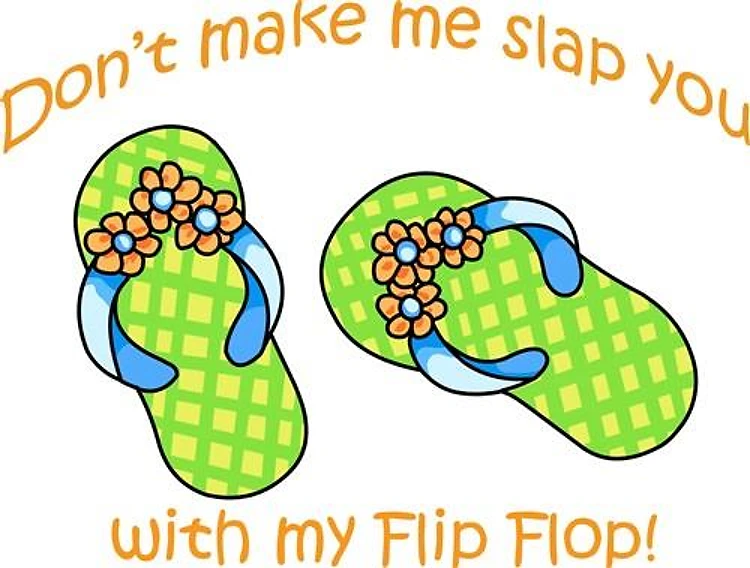 GREEN FLIP FLOPS