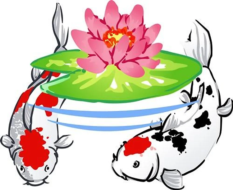 KOI AND LILYPAD