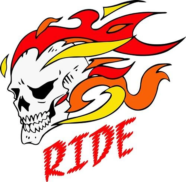 FLAMING SKULL RIDE