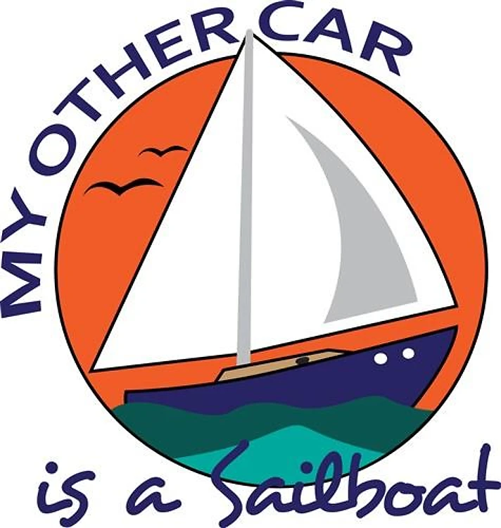 OTHER CAR IS SAILBOAT