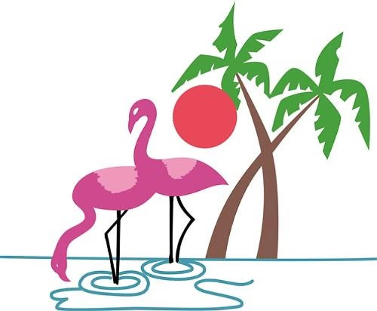 Flamingo Scene