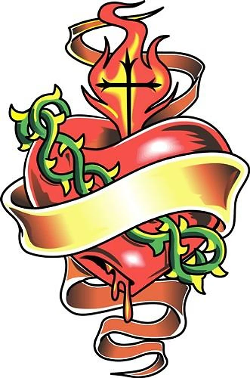 SACRED HEART TATTOO