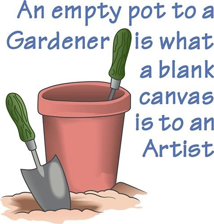 EMPTY POT TO GARDENER