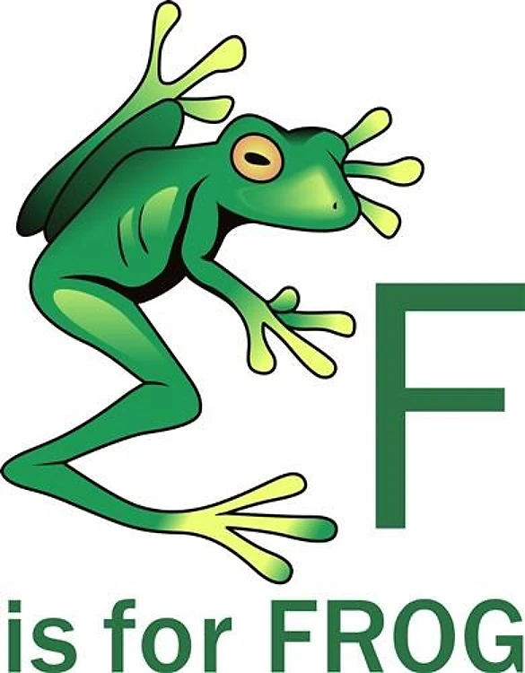 F IS FOR FROG
