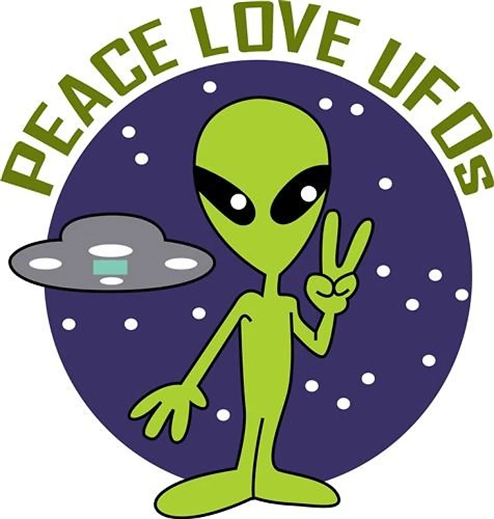 PEACE LOVE UFOS