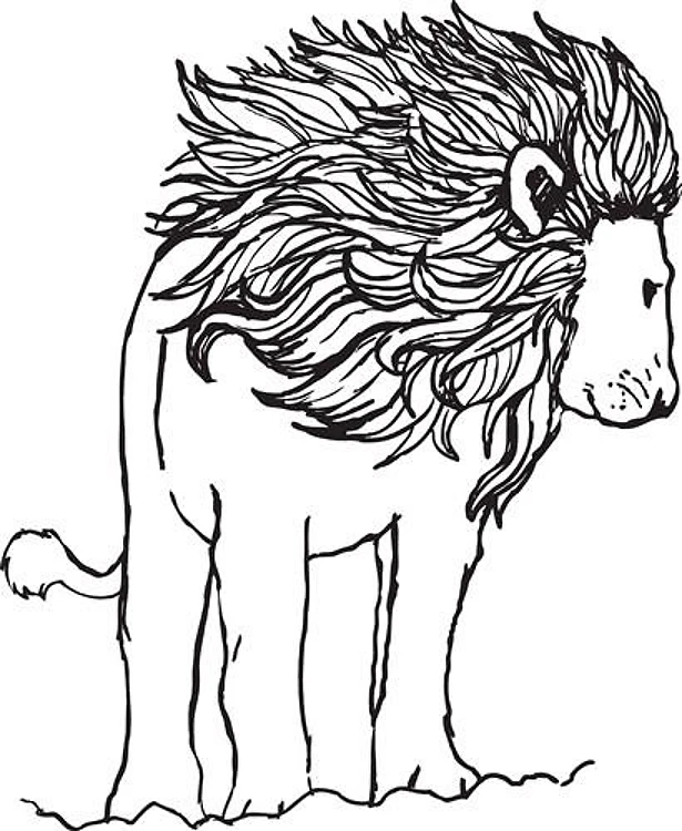 ONE COLOR LION