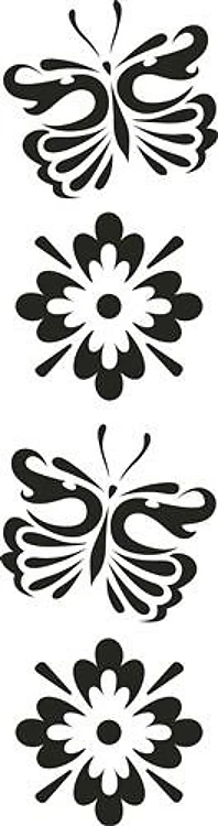 BUTTERFLY FLOWER BORDER
