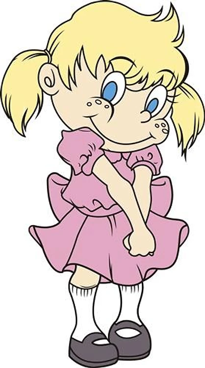 SHY LITTLE GIRL