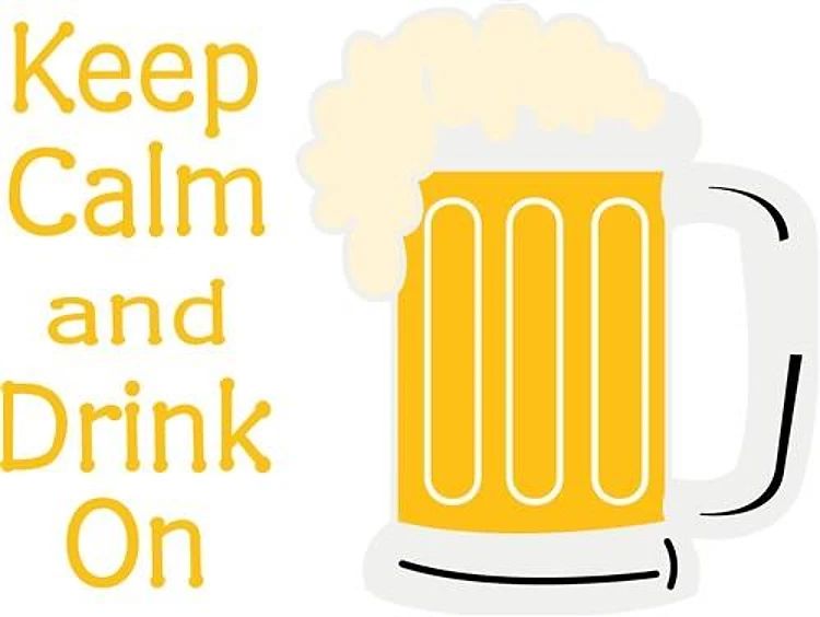 KEEP CALM DRINK ON