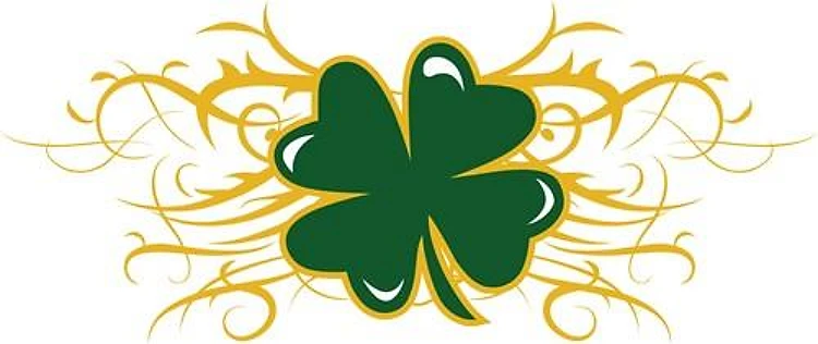 TRIBAL CLOVER APPLIQUE