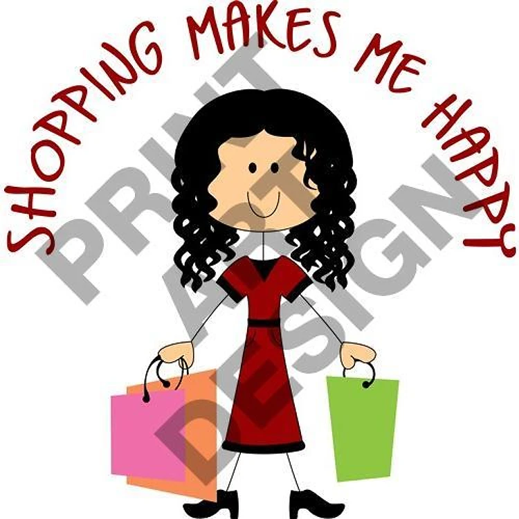 SHOPPING MAKES ME HAPPY