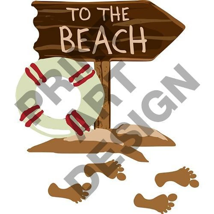 FOOTPRINTS TO THE BEACH