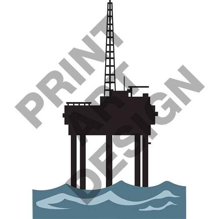 SMALL OFFSHORE OIL RIG