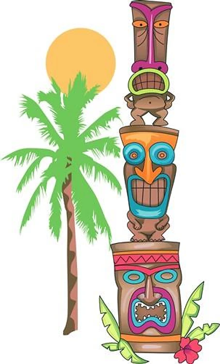 TIKI TOTEM SCENE