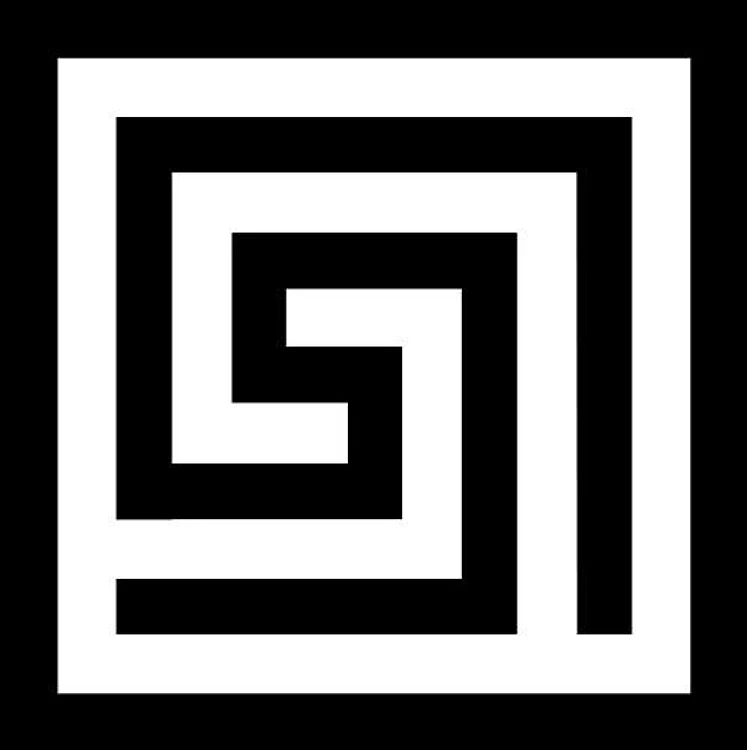 GREEK KEY SQUARE