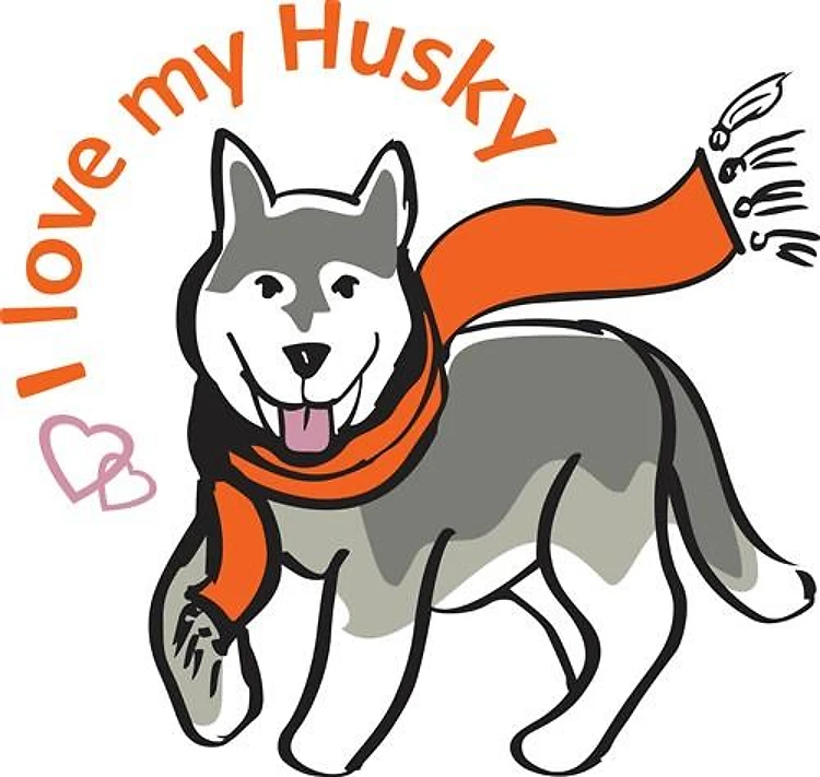 I LOVE MY HUSKY