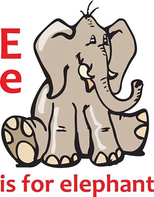 E FOR ELEPHANT