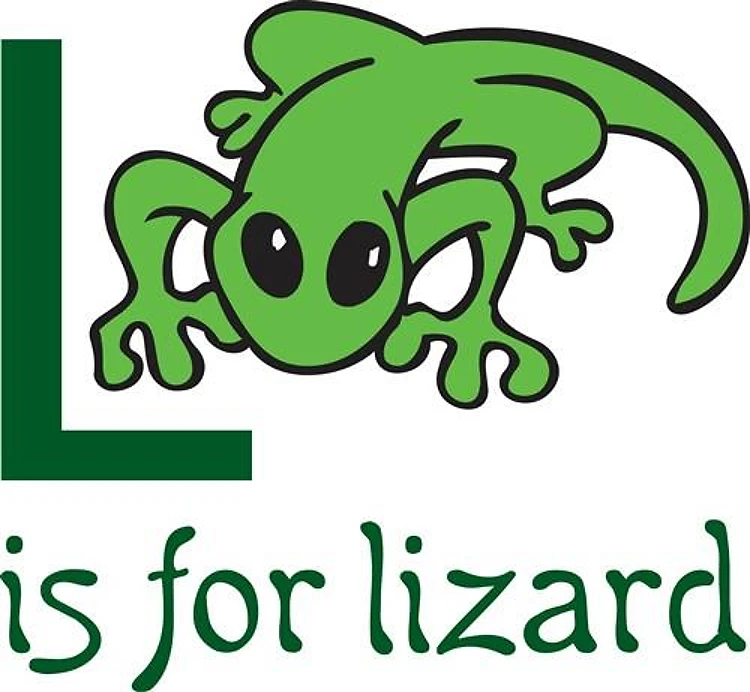 L FOR LIZARD