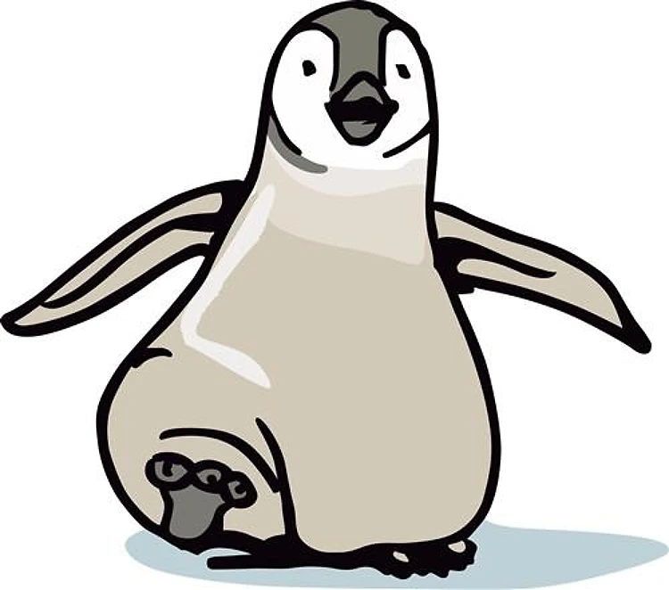 PENGUIN ON ICE