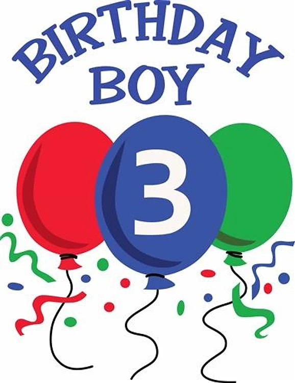 BIRTHDAY BOY THREE