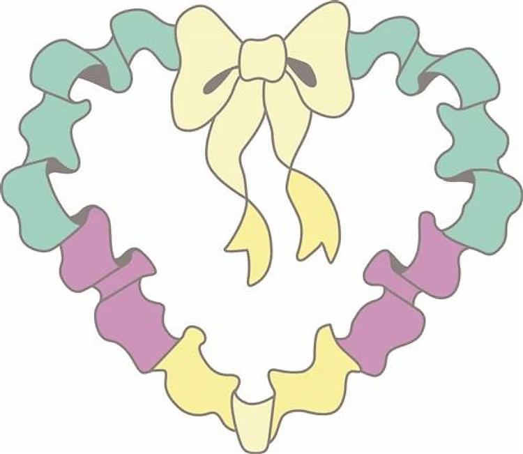 RUFFLED HEART