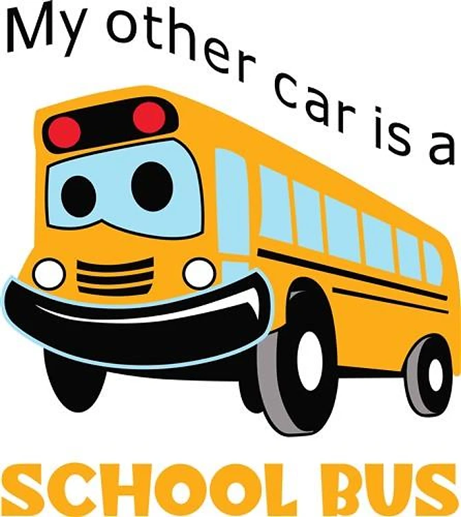 OTHER CAR IS SCHOOL BUS