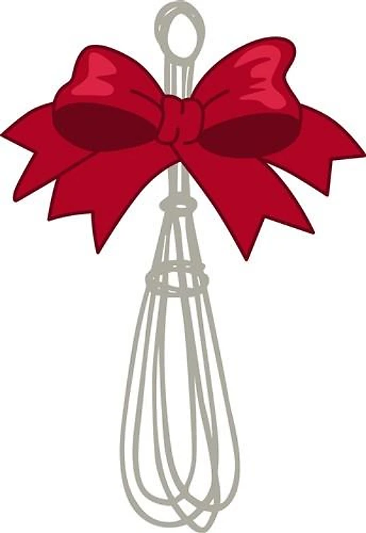 WIRE WHISK WITH BOW