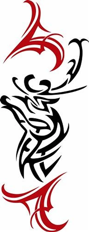 TRIBAL DEER DESIGN