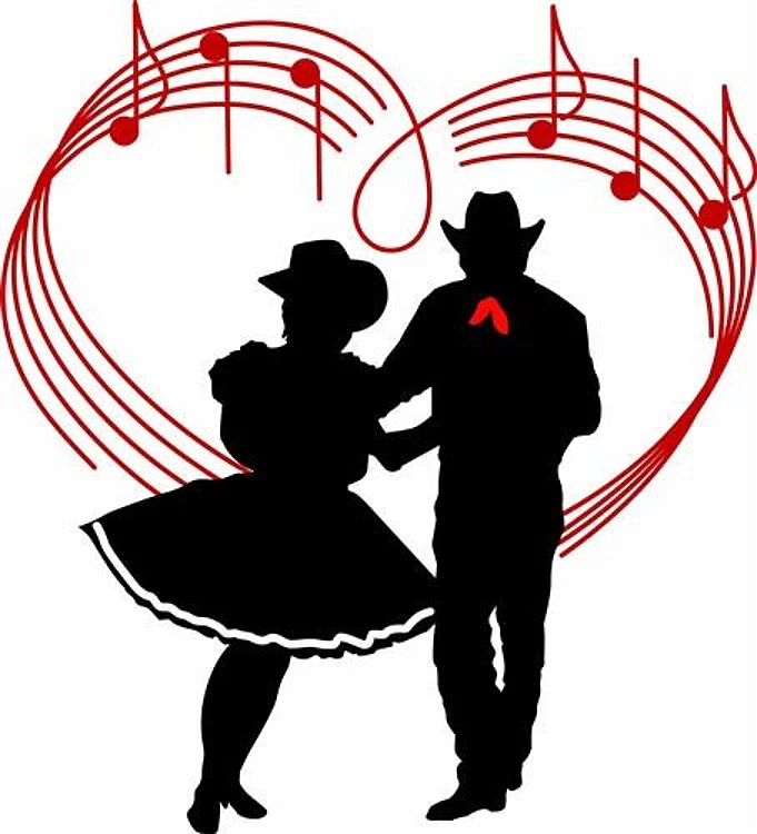 SQUARE DANCERS HEART