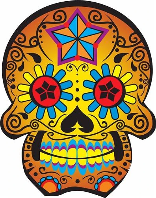 DAY OF THE DEAD SKULL
