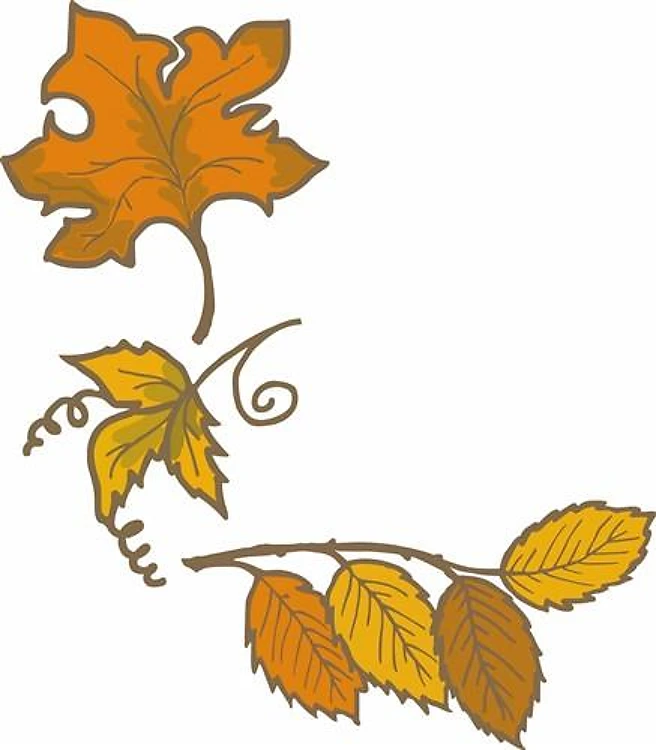 CORNER FALL LEAVES