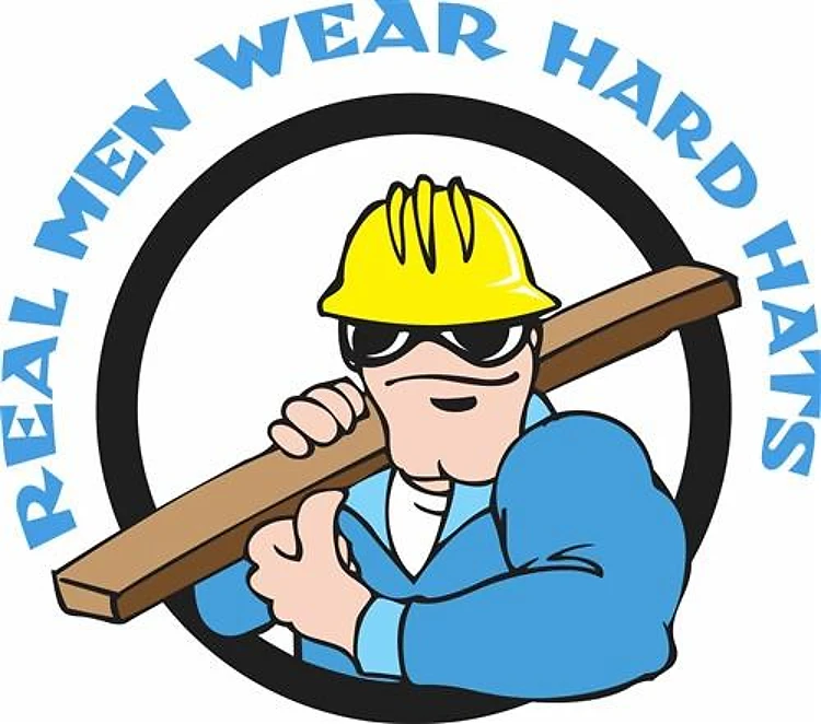 REAL MEN WEAR HARD HATS