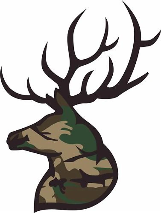 LARGE CAMO BUCK