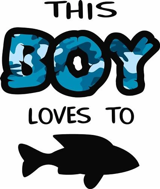 BOY LOVES TO FISH