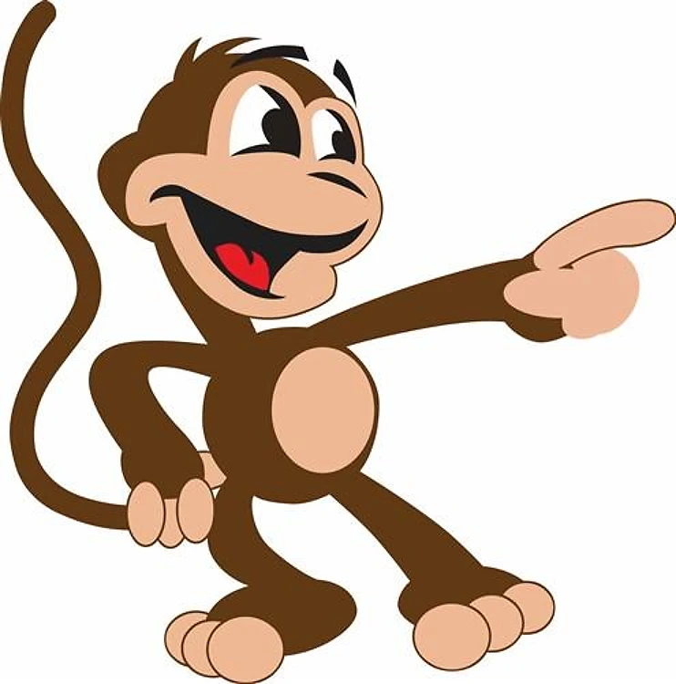 MONKEY POINTING