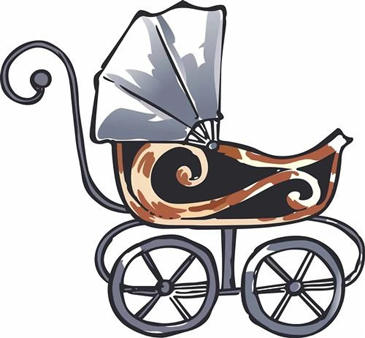 ANTIQUE BABY CARRIAGE