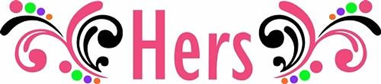 HERS SWIRL MONOGRAM