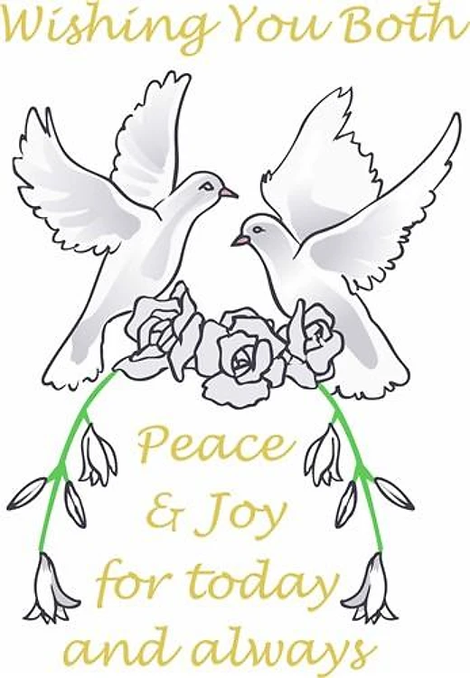 WEDDING PEACE AND JOY