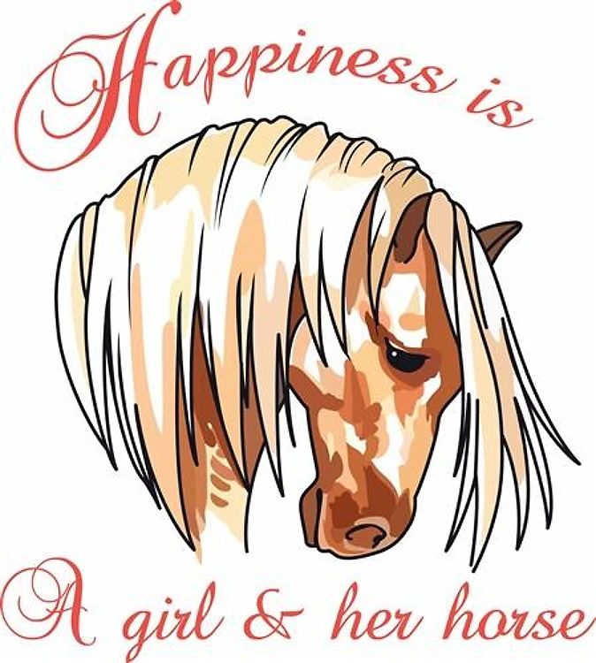 GIRL AND HER HORSE