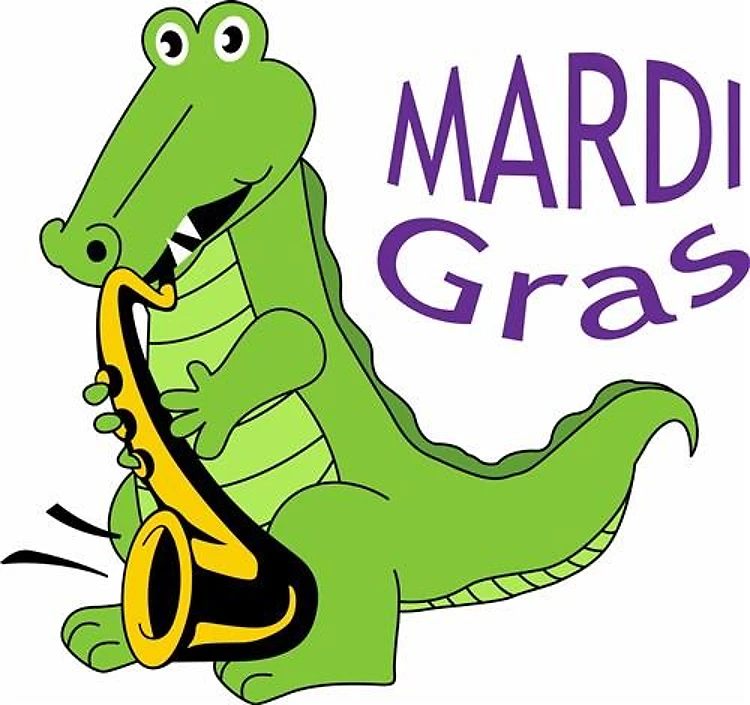 MARDI GRAS GATOR