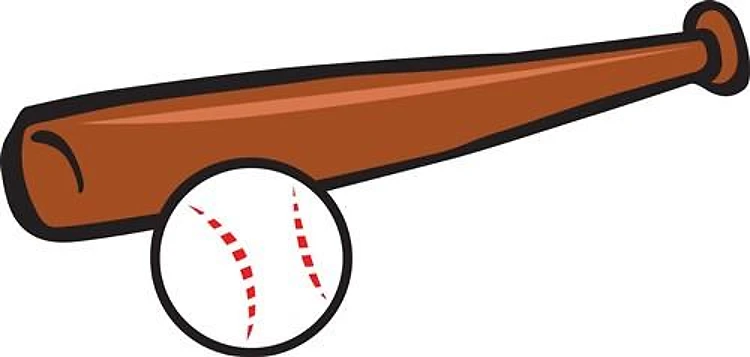 BASEBALL AND BAT