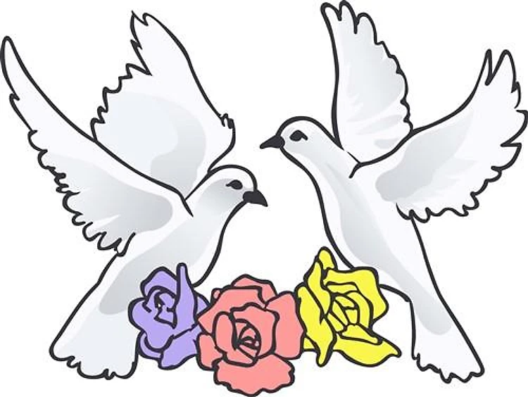 ROSES AND DOVES