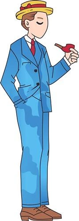VINTAGE SUITED MAN