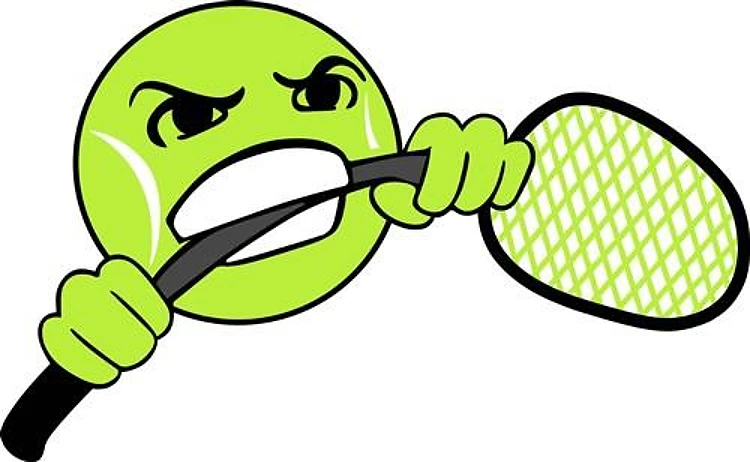 TENNIS FRUSTRATION