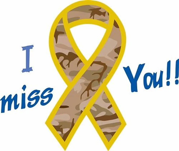 I MISS YOU RIBBON