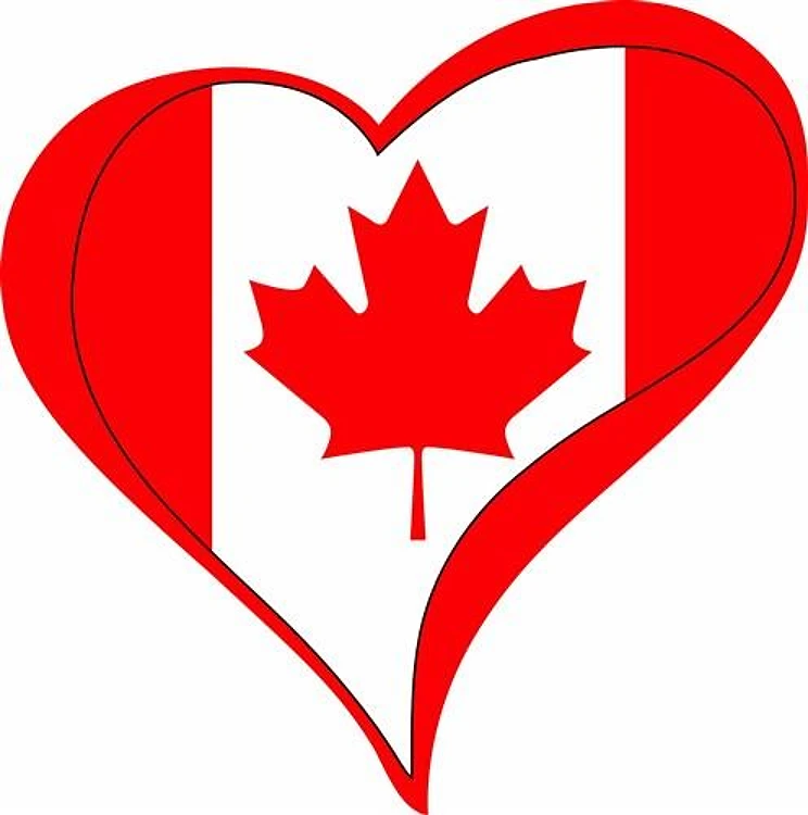 CANADIAN FLAG HEART