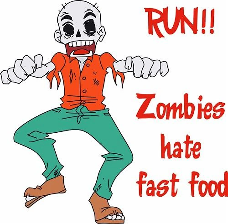 ZOMBIS HATE FAST FOOD