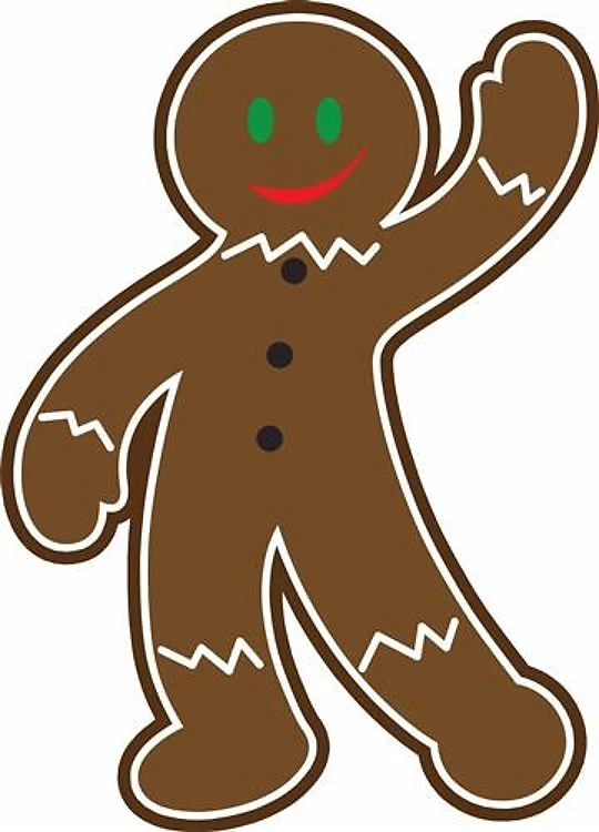 GINGERBREAD APPLIQUE