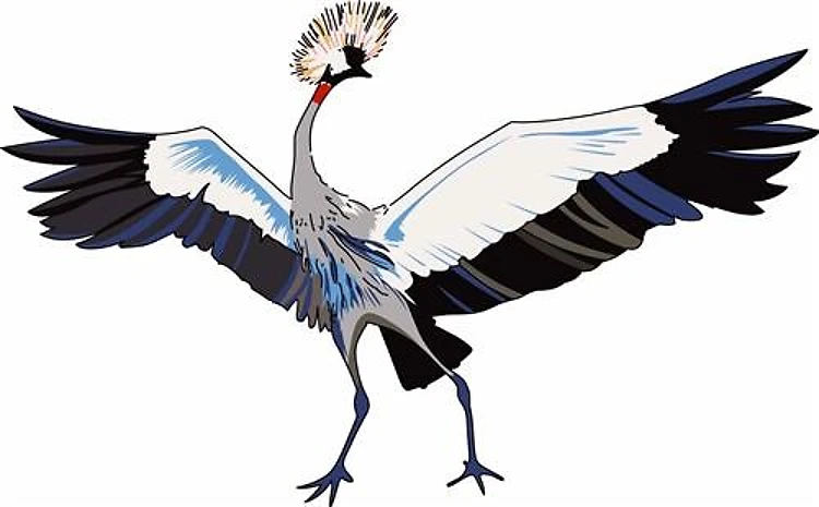 CROWNED CRANE